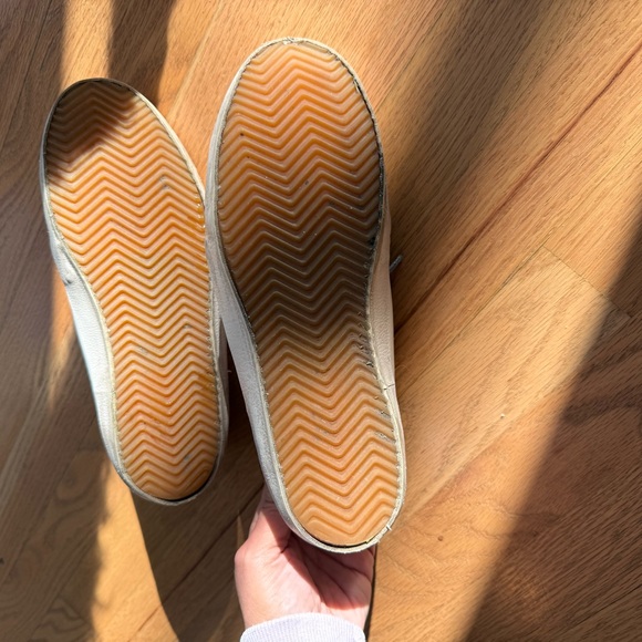 Golden Goose White and Silver Superstar Sneakers size 39 - Picture 5 of 5